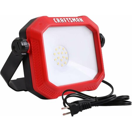 CRAFTSMAN 1100 Lumens LED Tiltable Portable Work Light with 2-in-1 Adjustable Metal Rotating Stand CMXELAYMPL1067